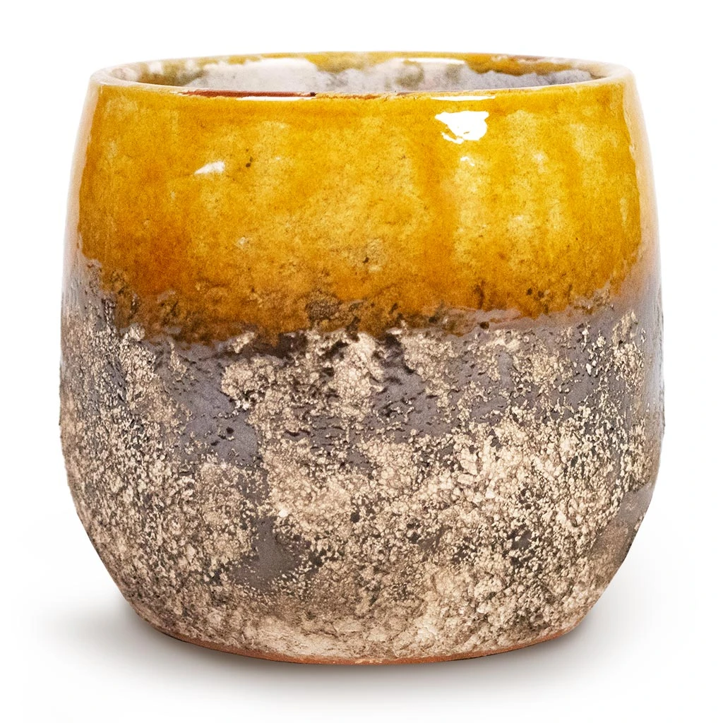 Lindy Plant Pot - Ochre 6 Lindy Plant Pot - Ochre - Image 4