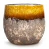 Lindy Plant Pot - Ochre -Plants Sale Store Lindy Plant Pot Ochre 23x20cm