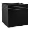 Line-Up Cube Planter - Matt Black -Plants Sale Store Line Up Cube Planter Matt Black 48x48x48cm