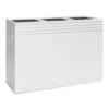 Line-Up Rectangle Planter - Matt White -Plants Sale Store Line Up Rectangle Planter Matt White 110x38x75cm