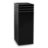 Line-Up Tall Square Planter - Matt Black -Plants Sale Store Line Up Tall Square Planter Matt Black 30x30x75cm