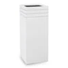 Line-Up Tall Square Planter - Matt White -Plants Sale Store Line Up Tall Square Planter Matt White 30x30x75cm