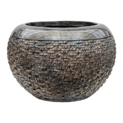 Luxe Lite Layer Globe Planter - Bronze -Plants Sale Store Luxe Lite Layer Globe Planter Bronze Large
