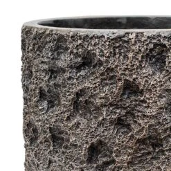 Luxe Lite Moon Cylinder Planter - Bronze -Plants Sale Store Luxe Lite Moon Cylinder Planter Bronze Close Up