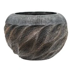 Luxe Lite Wave Globe Planter - Bronze 10 Luxe Lite Wave Globe Planter - Bronze -Plants Sale Store Luxe Lite Wave Globe Planter Bronze Large