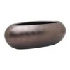 Metallic Boat Planter - Matt Coffee -Plants Sale Store Metallic Boat Planter Matt Coffee 56x23x20cm