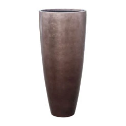 Metallic Partner Planter - Matt Coffee -Plants Sale Store Metallic Partner Planter Matt Coffee 40x90cm