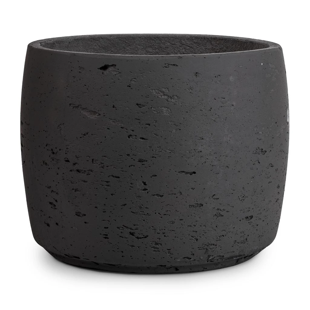 Mini Valerie Plant Pot - Black Washed 5 Mini Valerie Plant Pot - Black Washed - Image 3