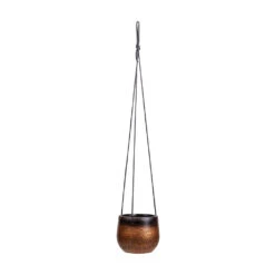Mya Hanging Planter - Shiny Mocha -Plants Sale Store Mya Hanging Planter Shiny Mocha 15x13cm
