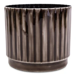 Nella Plant Pot - Coffee -Plants Sale Store Nella Plant Pot Coffee 14x12cm