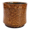 Nolan Plant Pot - Caramel -Plants Sale Store Nolan Plant Pot Caramel 19x17cm