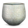 Noor Plant Pot - Metallic Grey -Plants Sale Store Noor Plant Pot Metallic Grey 23x20cm