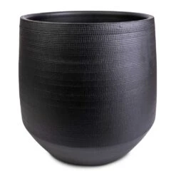 Norell Plant Pot - Black -Plants Sale Store Norell Plant Pot Black 29x28cm