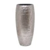 Opus Hammered Partner Planter - Silver -Plants Sale Store Opus Hammered Partner Planter Silver 35x75cm