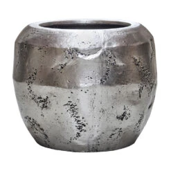 Opus Raw Couple Planter - Silver -Plants Sale Store Opus Raw Couple Planter Silver 50x40cm