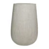 Patt High Plant Vase - Ridged Cement -Plants Sale Store Patt High Plant Vase Ridged Cement 44x66cm