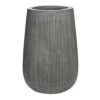 Patt High Plant Vase - Ridged Dark Grey -Plants Sale Store Patt High Plant Vase Ridged Dark Grey 29x43cm