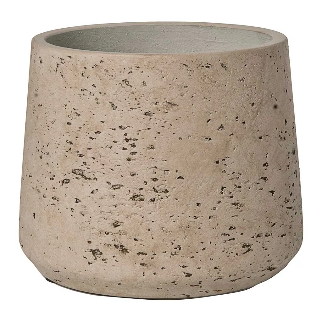 Patt Plant Pot - Grey Washed 3 Patt Plant Pot - Grey Washed