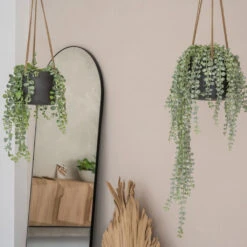 Patt Hanging Plant Pot - Black Washed -Plants Sale Store PattHangingPlantPot BlackWashed 1