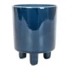 Pisa Plant Pot - Navy -Plants Sale Store Pisa Plant Pot Navy 16x19cm