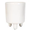 Pisa Plant Pot - White -Plants Sale Store Pisa Plant Pot White 16x19cm