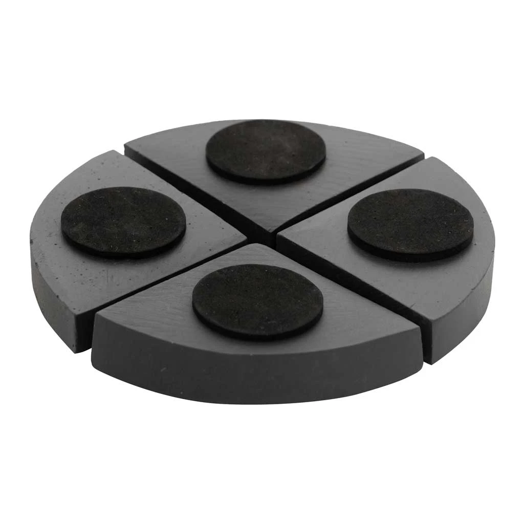 Plant Pot Feet - Set Of 4 - Volcano Black 3 Plant Pot Feet - Set Of 4 - Volcano Black