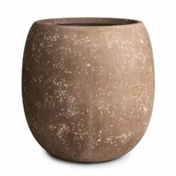 Polystone Coated Plain Balloon Planter - Rock 17 Polystone Coated Plain Balloon Planter - Rock -Plants Sale Store Polystone Coated Plain Balloon Planter Rock 42x42cm