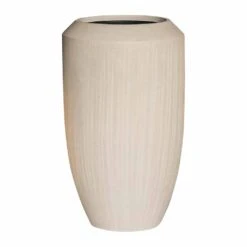 Polystone Coated Plain Coppa Planter - Natural -Plants Sale Store Polystone Coated Plain Coppa Planter Natural 48x80cm