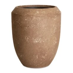 Polystone Coated Plain Coppa Planter - Rock -Plants Sale Store Polystone Coated Plain Coppa Planter Rock 45x55cm