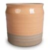 Puro Ripple Plant Pot - Peach -Plants Sale Store Puro Ripple Plant Pot Peach 21x19cm 2