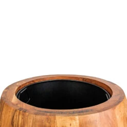 Quinn Tall Planter - Natural -Plants Sale Store Quinn Tall Planter Natural DETAIL 4