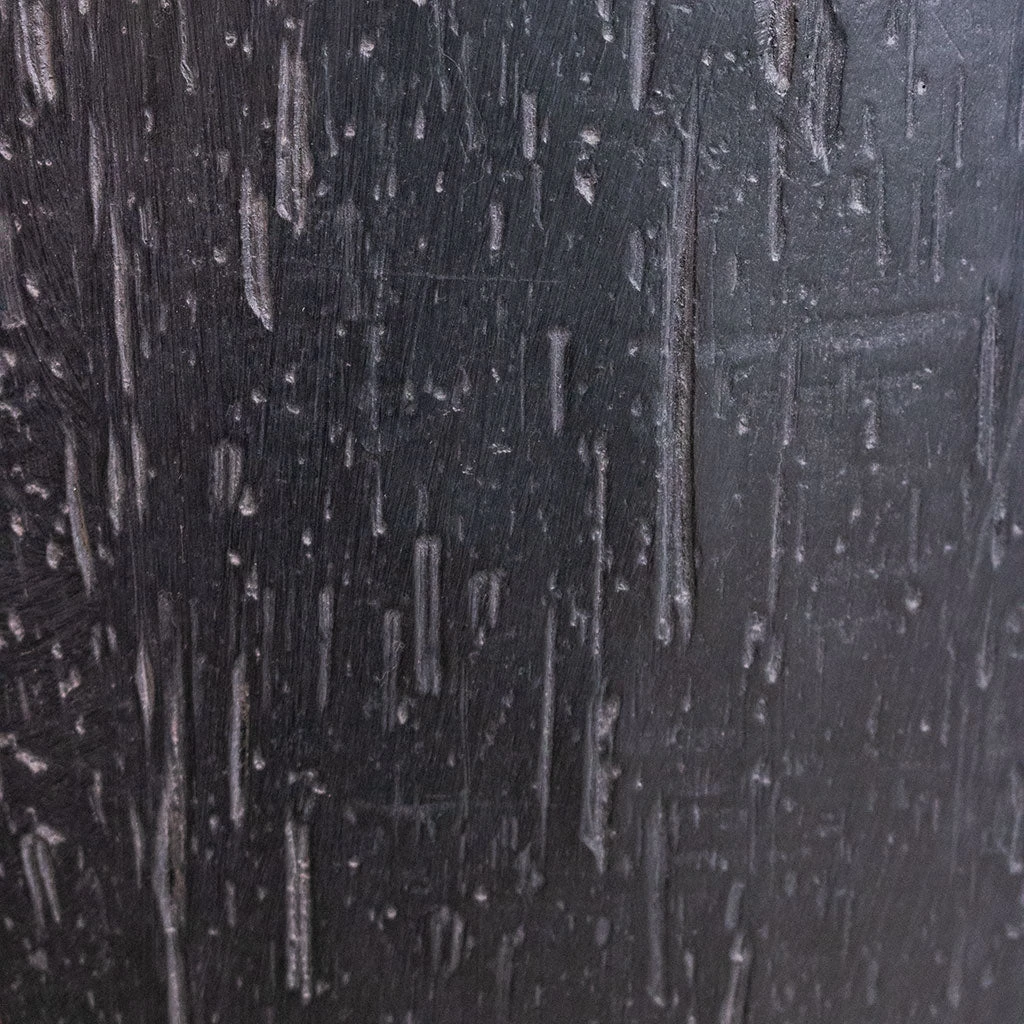 Raindrop Tube High Round Planter - Anthracite 8 Raindrop Tube High Round Planter - Anthracite - Image 6