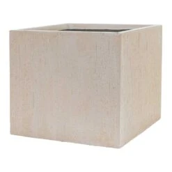 Raindrop Cube Planter - Stone -Plants Sale Store Raindrop Cube Planter Stone 50cm