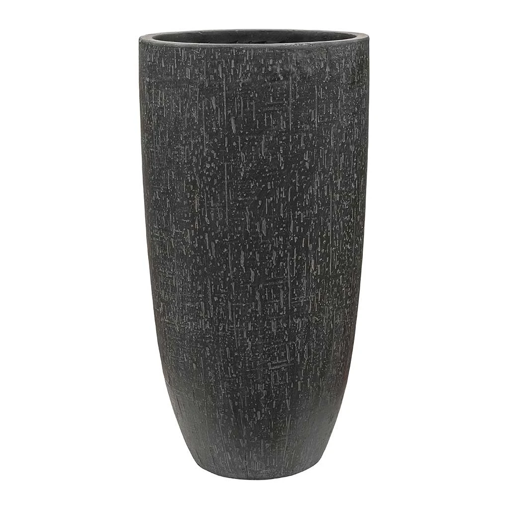 Raindrop Tall Vase Planter - Anthracite 3 Raindrop Tall Vase Planter - Anthracite