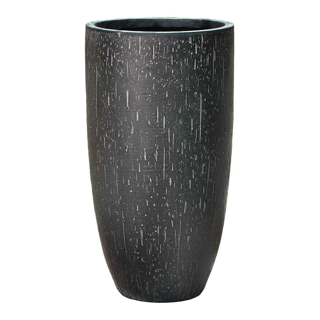 Raindrop Tall Vase Planter - Anthracite 6 Raindrop Tall Vase Planter - Anthracite - Image 4