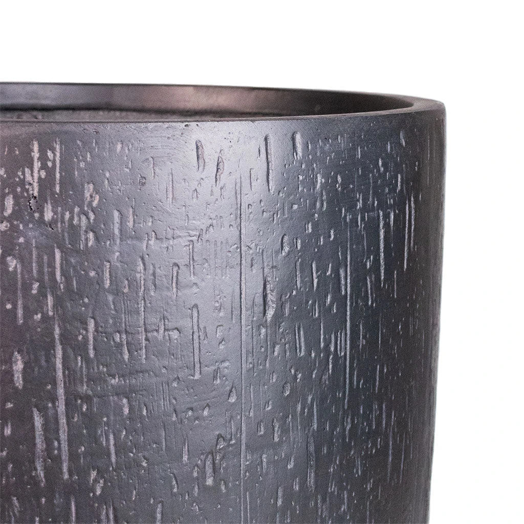 Raindrop Tall Vase Planter - Anthracite 4 Raindrop Tall Vase Planter - Anthracite - Image 2