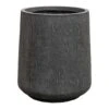 Raindrop Tube High Round Planter - Anthracite -Plants Sale Store Raindrop Tube High Round Planter Anthracite 37x42cm
