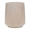 Raindrop Tube High Round Planter - Stone -Plants Sale Store Raindrop Tube High Round Planter Stone 37x42cm