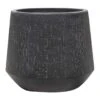 Raindrop Tube Round Planter - Anthracite -Plants Sale Store Raindrop Tube Round Planter Anthracite 30x26cm