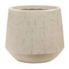 Raindrop Tube Round Planter - Stone 2 Raindrop Tube Round Planter - Stone -Plants Sale Store Raindrop Tube Round Planter Stone 30x26cm