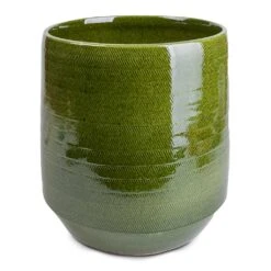 Remi Plant Pot - Green -Plants Sale Store Remi Plant Pot Green 23x25cm