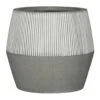 Harley Plant Pot - Ridged White Stripe -Plants Sale Store Ridged Harley Plant Pot White Stripe 53x40cm