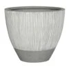 Jesslyn Plant Pot - Ridged White Stripe 1 Jesslyn Plant Pot - Ridged White Stripe -Plants Sale Store Ridged Jesslyn Plant Pot White Stripe 33x29cm