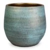 Ryan Plant Pot - Blue Gold -Plants Sale Store Ryan Plant Pot Blue Gold 31x28cm