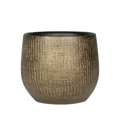 Ryan Plant Pot - Shiny Gold -Plants Sale Store Ryan Plant Pot Shiny Gold 15cm