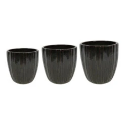 Scott Planters - Set Of 3 - Green -Plants Sale Store Scott Planters Set of 3 Green