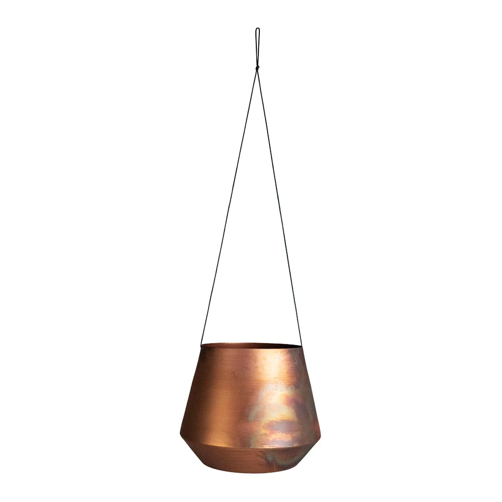 Soho Hanging Plant Pot - Aged Copper 6 Soho Hanging Plant Pot - Aged Copper - Image 4