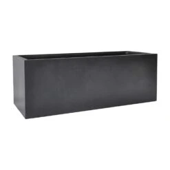 Solid Trough Planter - Dark Grey