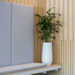 Nax Essentials Tall Planter - Matt White -Plants Sale Store nax planter essential matte white office seating